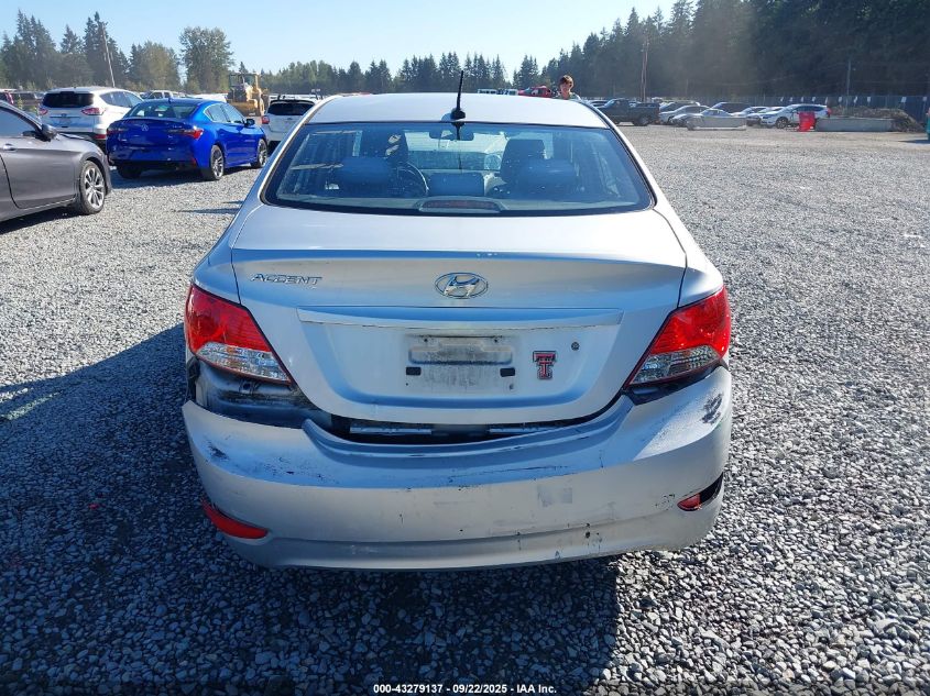 2012 Hyundai Accent Gls VIN: KMHCT4AE1CU255352 Lot: 43279137