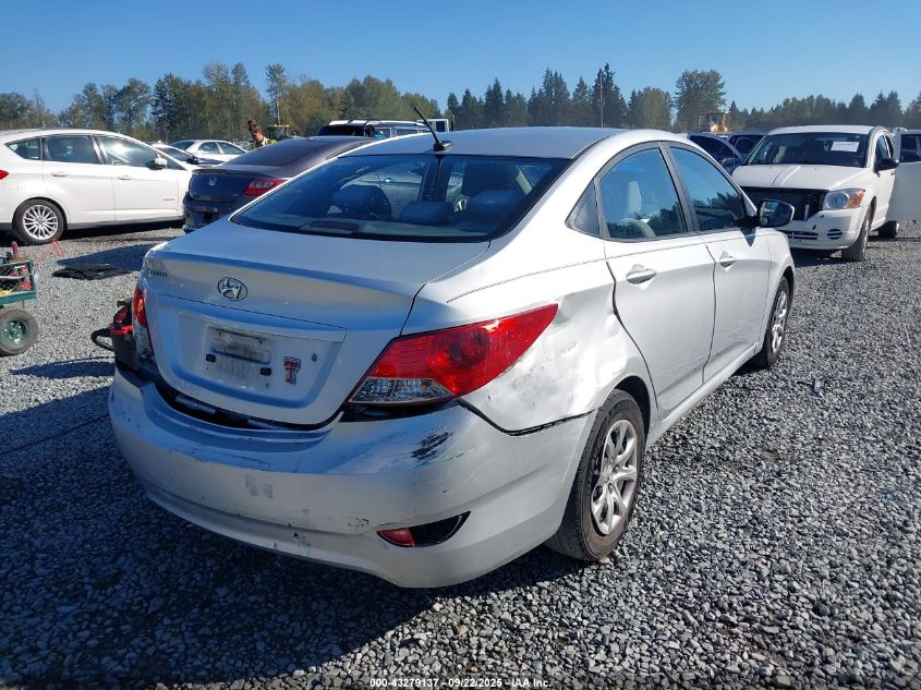 2012 Hyundai Accent Gls VIN: KMHCT4AE1CU255352 Lot: 43279137