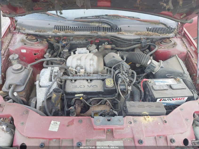 1997 Ford Taurus Gl VIN: 1FALP52U8VA190725 Lot: 43279148