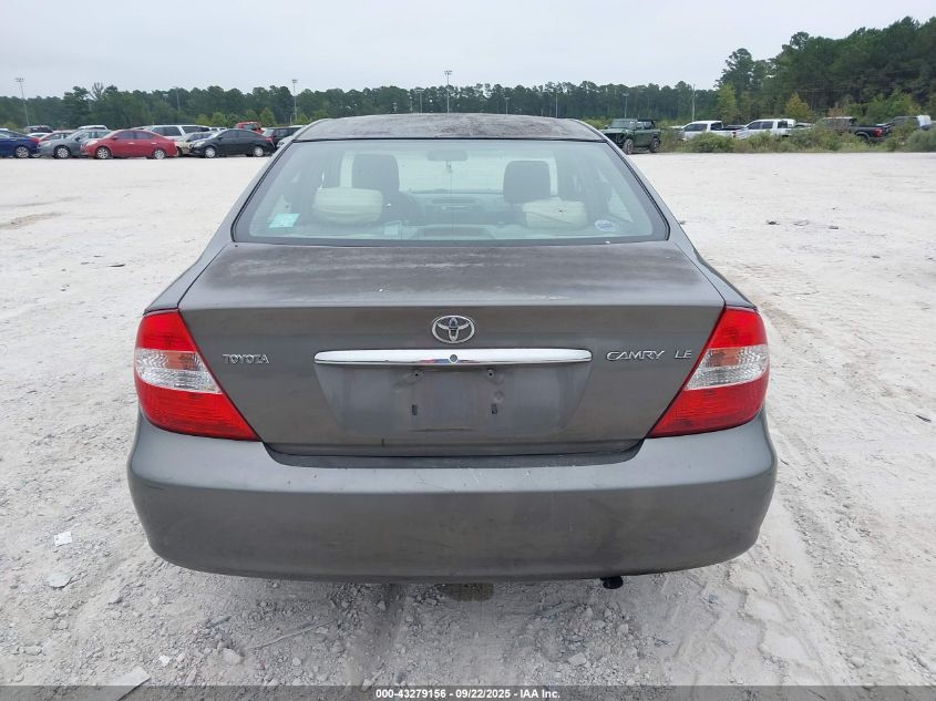 2004 Toyota Camry Le VIN: 4T1BE32K64U829496 Lot: 43279156