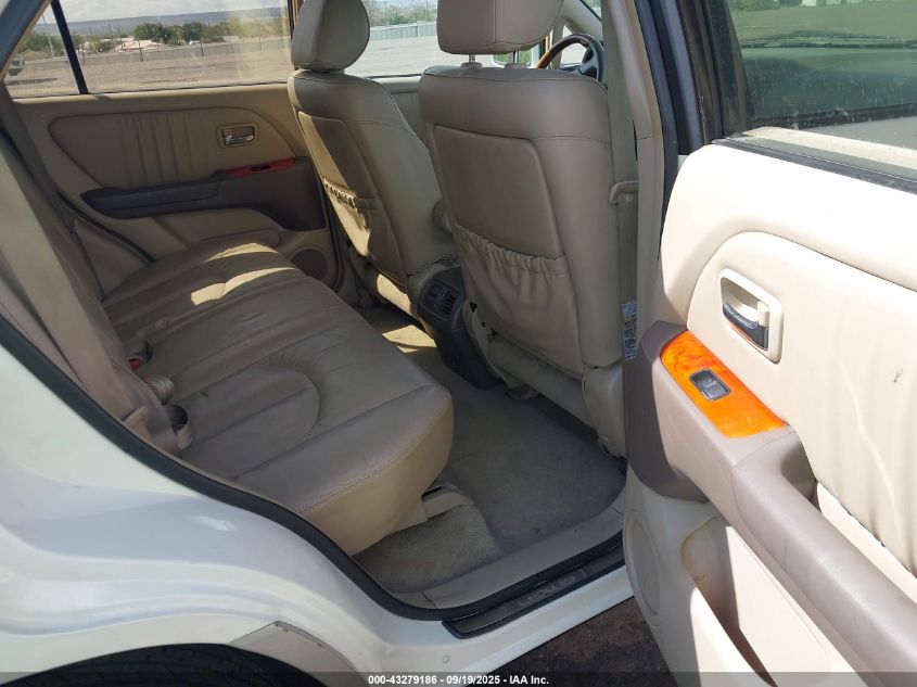 2003 Lexus Rx 300 VIN: JTJHF10U030301380 Lot: 43279186