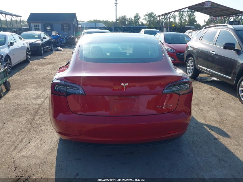2018 Tesla Model 3 Long Range/Performance VIN: 5YJ3E1EB8JF065728 Lot: 43279201
