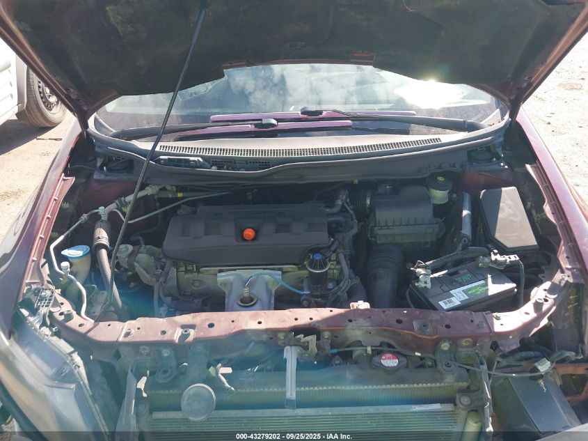 2012 Honda Civic Ex-L VIN: 19XFB2F95CE053732 Lot: 43279202