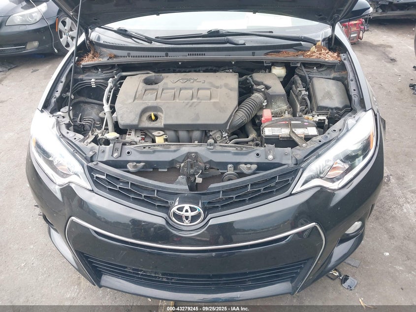 2015 Toyota Corolla S Plus VIN: 2T1BURHE9FC372582 Lot: 43279245