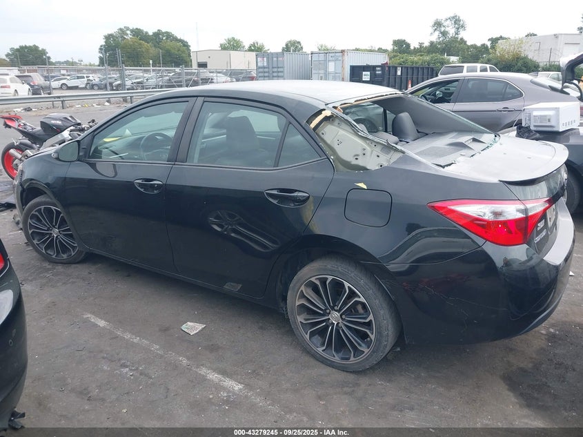 2015 Toyota Corolla S Plus VIN: 2T1BURHE9FC372582 Lot: 43279245