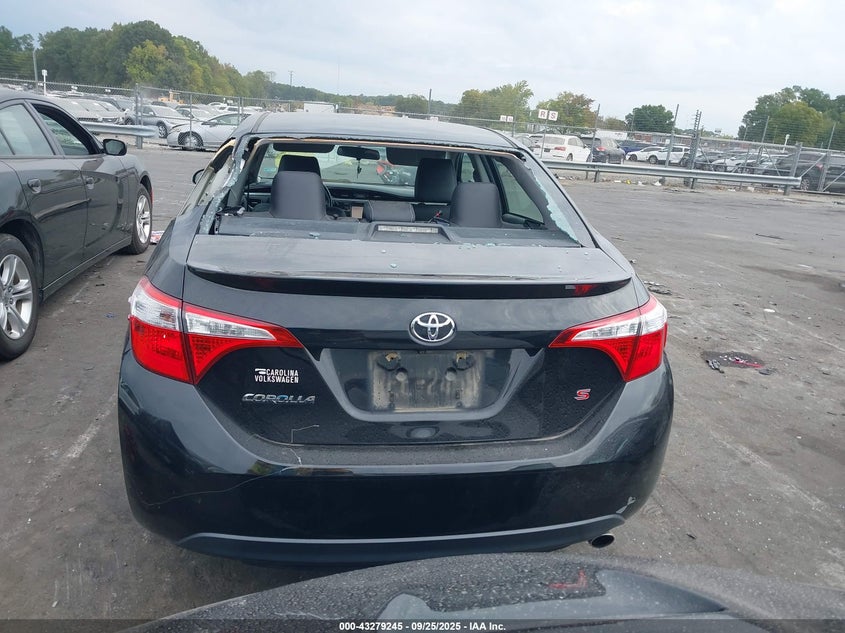 2015 Toyota Corolla S Plus VIN: 2T1BURHE9FC372582 Lot: 43279245