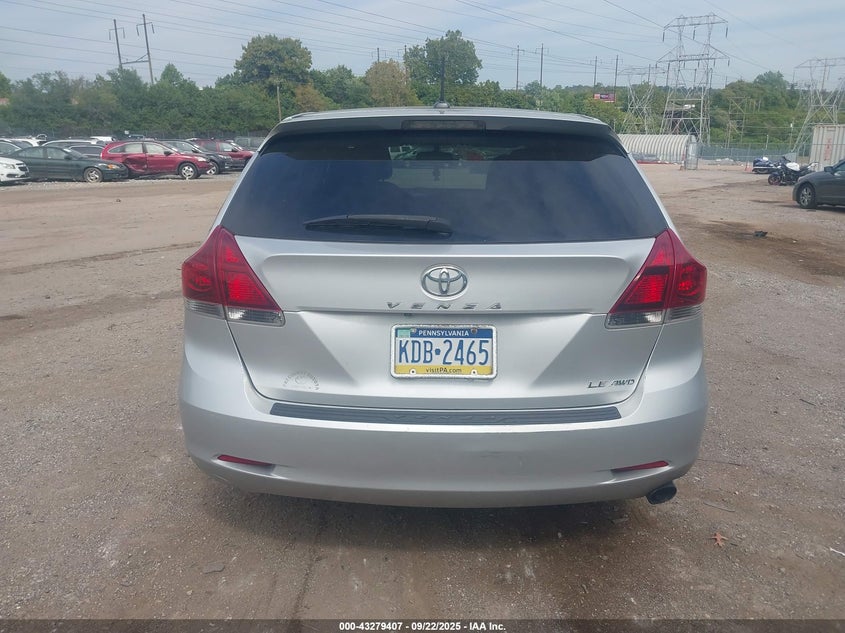 2014 TOYOTA VENZA LE 4T3BA3BB8EU052940