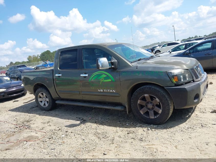 2005 Nissan Titan Le VIN: 1N6BA07A05N520159 Lot: 43279423