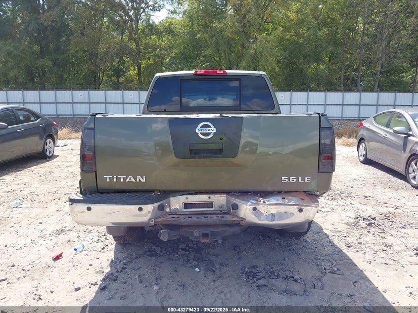 2005 Nissan Titan Le VIN: 1N6BA07A05N520159 Lot: 43279423