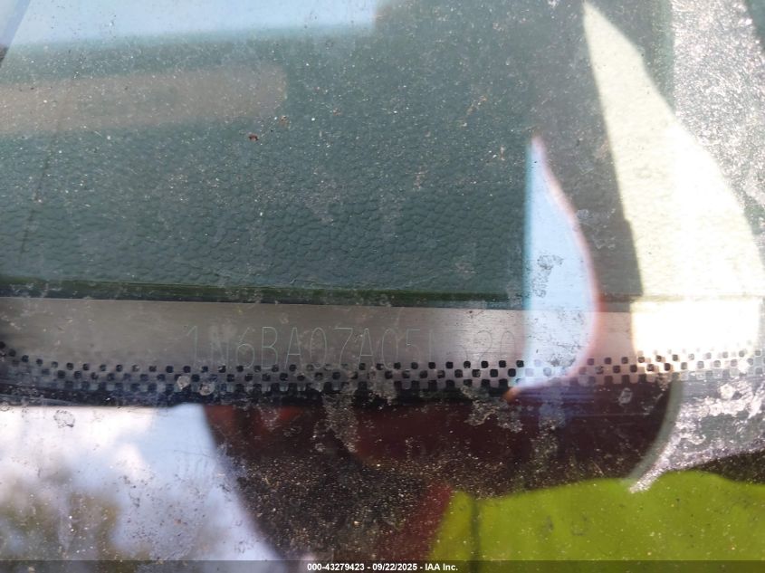 2005 Nissan Titan Le VIN: 1N6BA07A05N520159 Lot: 43279423