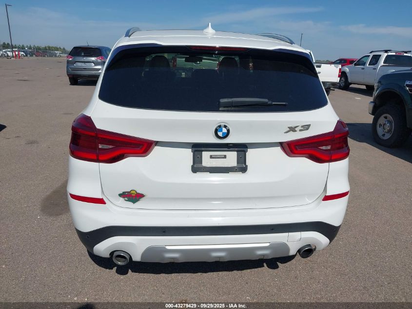 2018 BMW X3 xDrive30I VIN: 5UXTR9C52JLD60645 Lot: 43279429