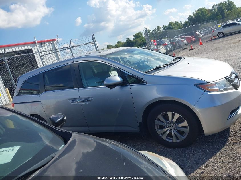 2014 Honda Odyssey Ex-L VIN: 5FNRL5H66EB116686 Lot: 43279430