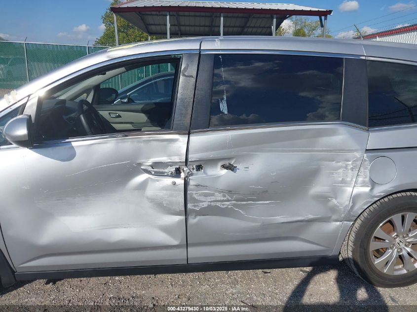 2014 Honda Odyssey Ex-L VIN: 5FNRL5H66EB116686 Lot: 43279430