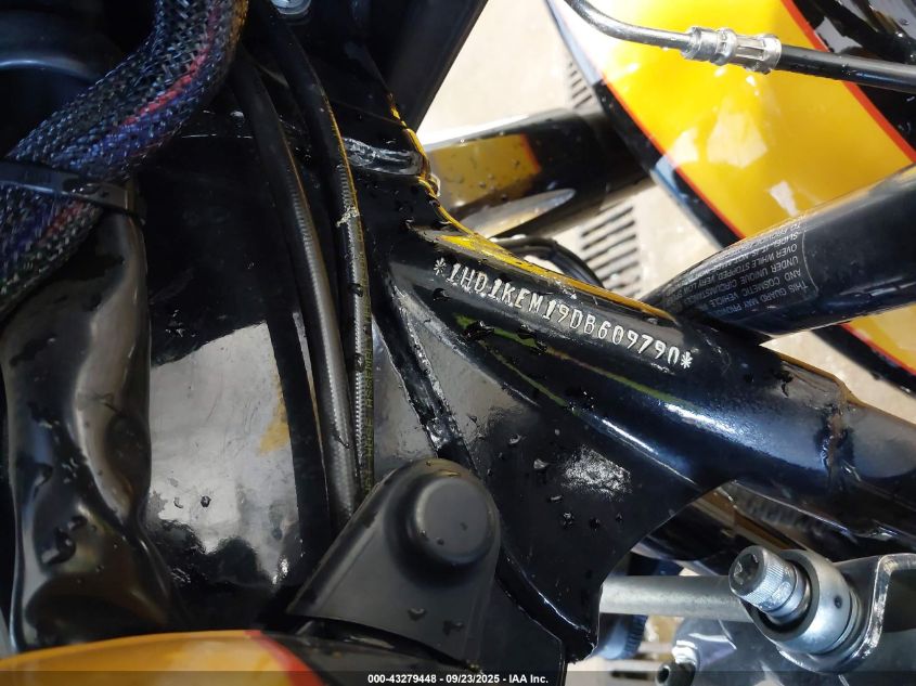 2013 Harley-Davidson Flhtk Electra Glide Ultra Ltd VIN: 1HD1KEM19DB609790 Lot: 43279448