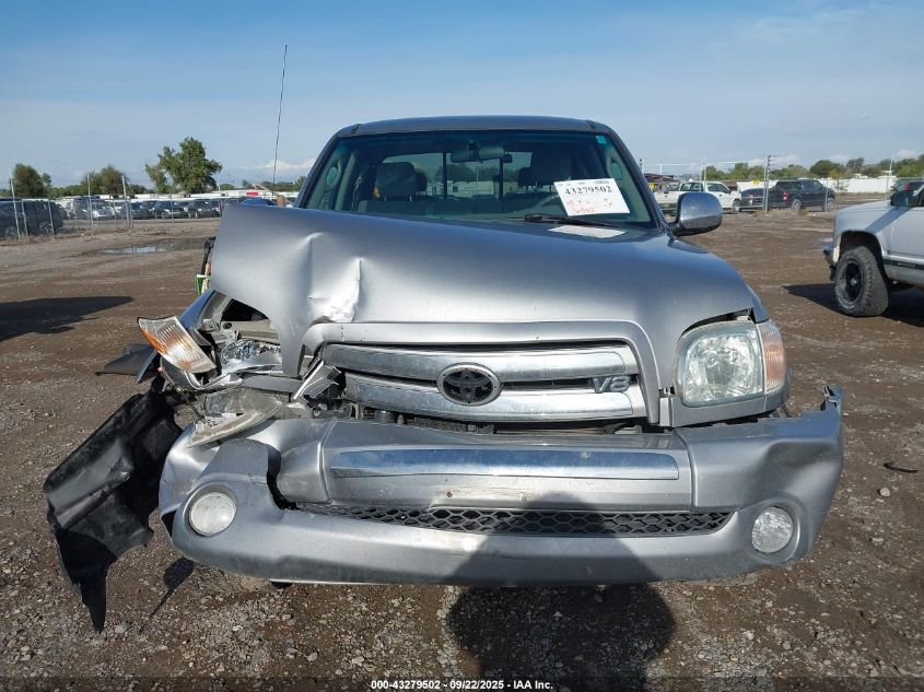 2005 Toyota Tundra Sr5 V8 VIN: 5TBBT441X5S458541 Lot: 43279502