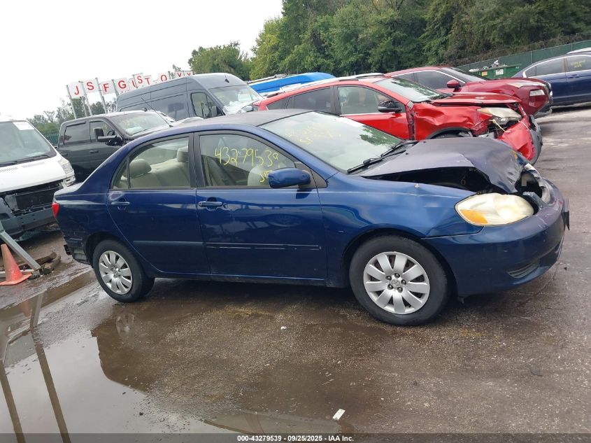 2003 Toyota Corolla Le VIN: JTDBR32EX30037456 Lot: 43279539