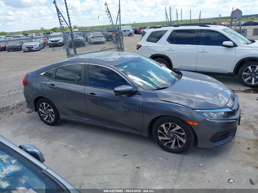 2018 Honda Civic Ex VIN: 2HGFC2F71JH514181 Lot: 43279565