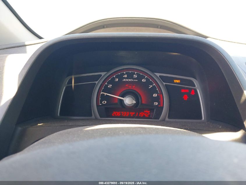 2008 Honda Civic Si VIN: 2HGFG21548H700124 Lot: 43279593