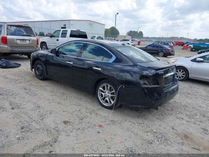 2009 Nissan Maxima 3.5 Sv W/Premium Pkg black sedan gasoline 1N4AA51E99C855225 photo #4