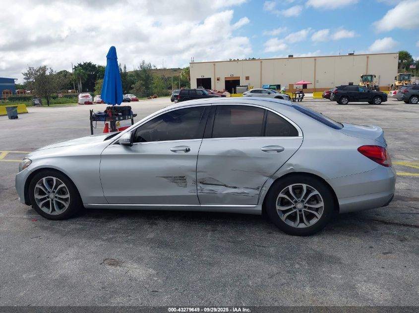 2017 Mercedes-Benz C 300 VIN: 55SWF4JB3HU193353 Lot: 43279649