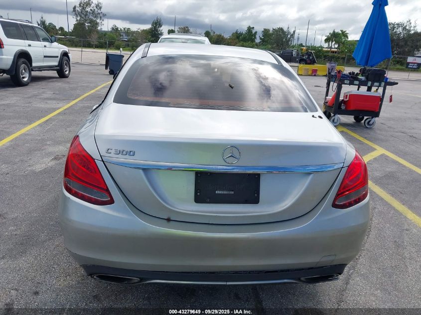 2017 Mercedes-Benz C 300 VIN: 55SWF4JB3HU193353 Lot: 43279649