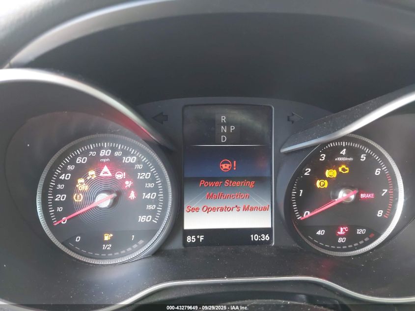 2017 Mercedes-Benz C 300 VIN: 55SWF4JB3HU193353 Lot: 43279649