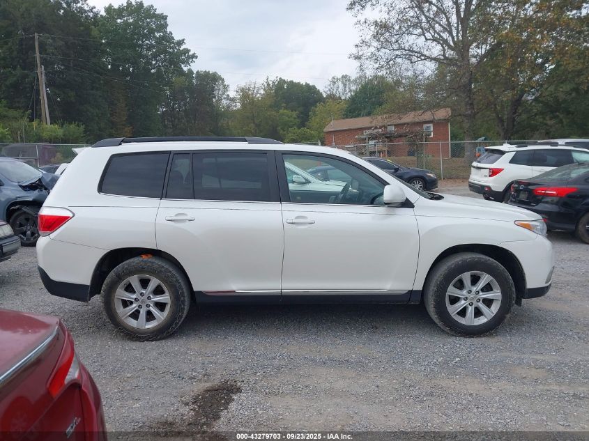 2012 Toyota Highlander Se V6 VIN: 5TDBK3EH4CS108660 Lot: 43279703