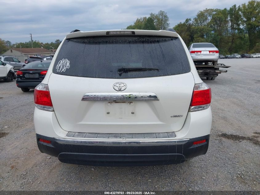 2012 Toyota Highlander Se V6 VIN: 5TDBK3EH4CS108660 Lot: 43279703