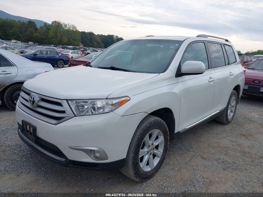 2012 Toyota Highlander Se V6 VIN: 5TDBK3EH4CS108660 Lot: 43279703
