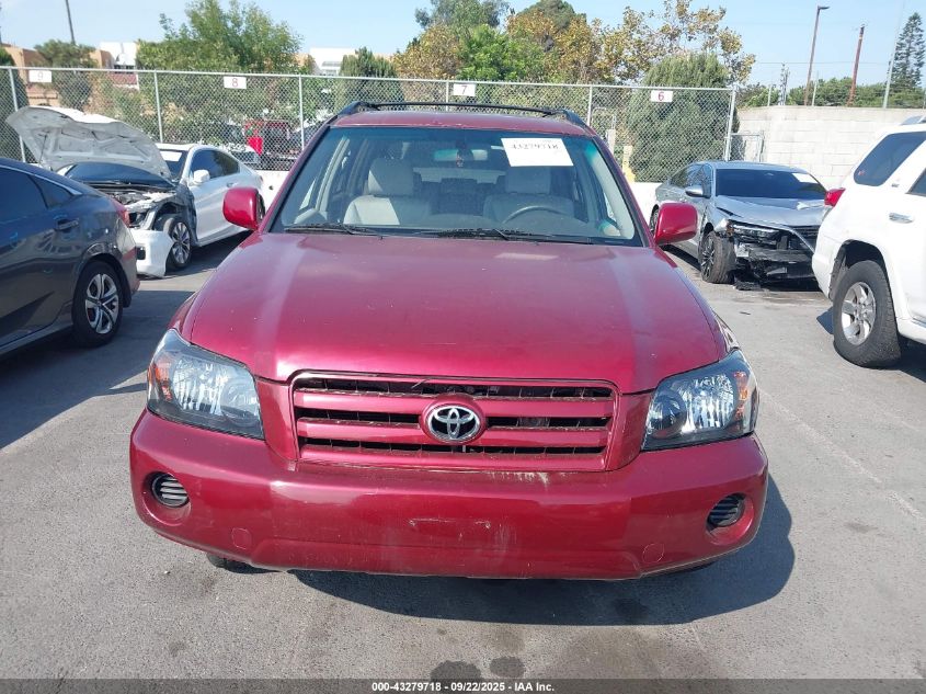 2005 Toyota Highlander V6 VIN: JTEDP21A250048540 Lot: 43279718