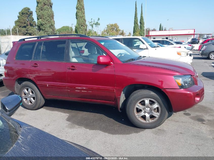 2005 Toyota Highlander V6 VIN: JTEDP21A250048540 Lot: 43279718