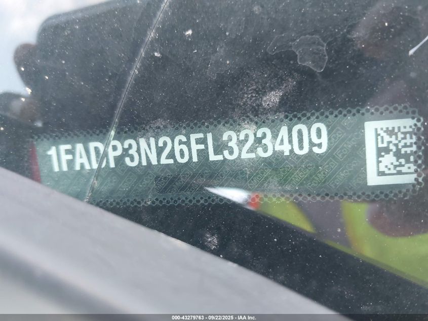 2015 Ford Focus Titanium VIN: 1FADP3N26FL323409 Lot: 43279763