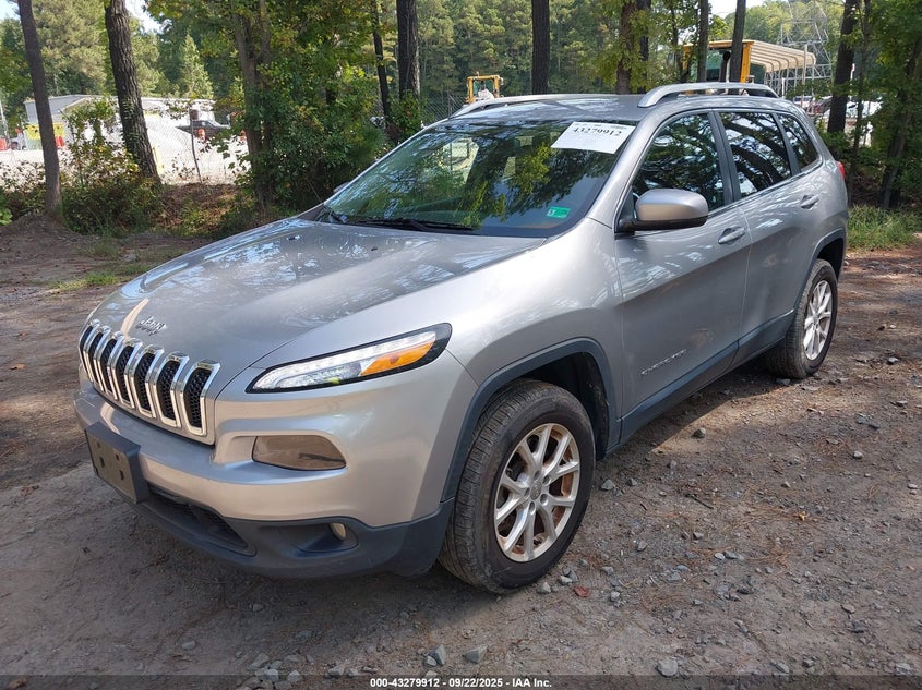 2017 Jeep Cherokee 3.2 Latitude 4x4 Grey Lot 111043279912 Vin 1C4PJMCS2HW631714