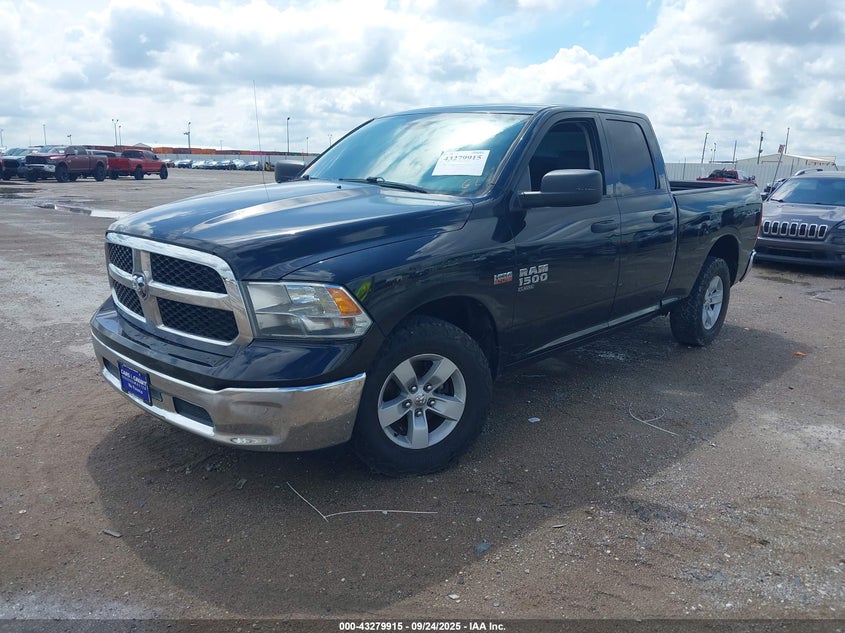 2019 Ram 1500 Classic Tradesman 4X2 6'4 Box black truck gasoline 1C6RR6FT1KS712775 photo #3