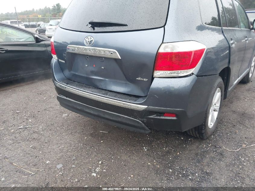 2013 Toyota Highlander Base Plus V6 VIN: 5TDBK3EH8DS252374 Lot: 43279921