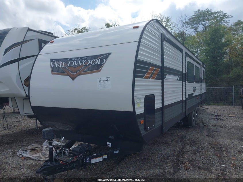 Vin: 4x4twdj26n8809945, lot: 43774538, forest river river wild 20222
