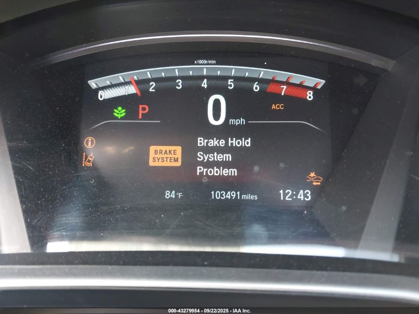 2017 Honda Cr-V Touring VIN: 2HKRW1H98HH516555 Lot: 43279954