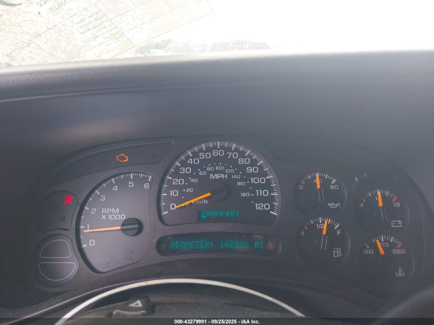 2003 Chevrolet Avalanche 1500 VIN: 3GNEC13T23G140969 Lot: 43279991