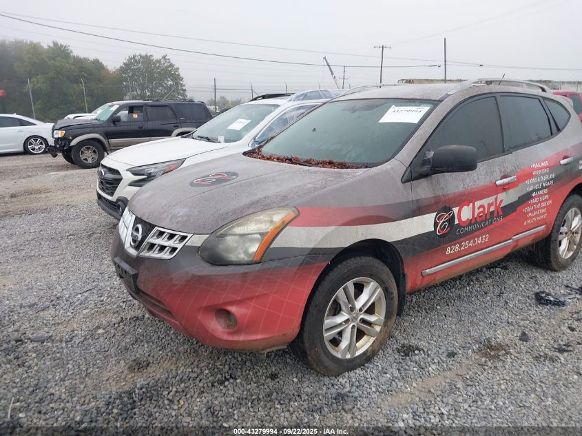 2015 Nissan Rogue Select S VIN: JN8AS5MV5FW766477 Lot: 43279994