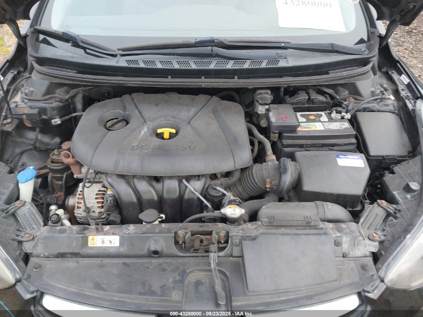 2013 Hyundai Elantra Gls VIN: KMHDH4AE6DU668021 Lot: 43280000