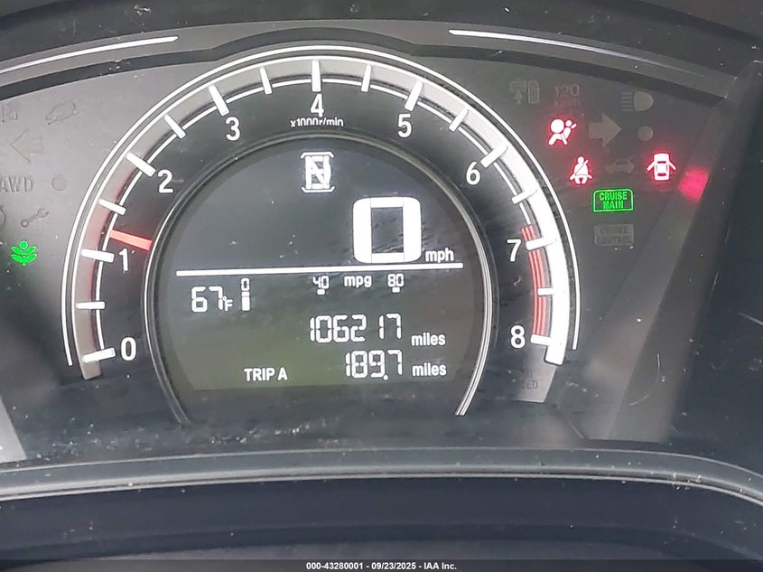 2019 HONDA CR-V LX - 2HKRW5H39KH403689