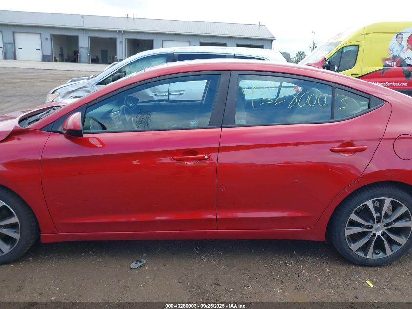 2017 Hyundai Elantra Se VIN: 5NPD74LF6HH193502 Lot: 43280003
