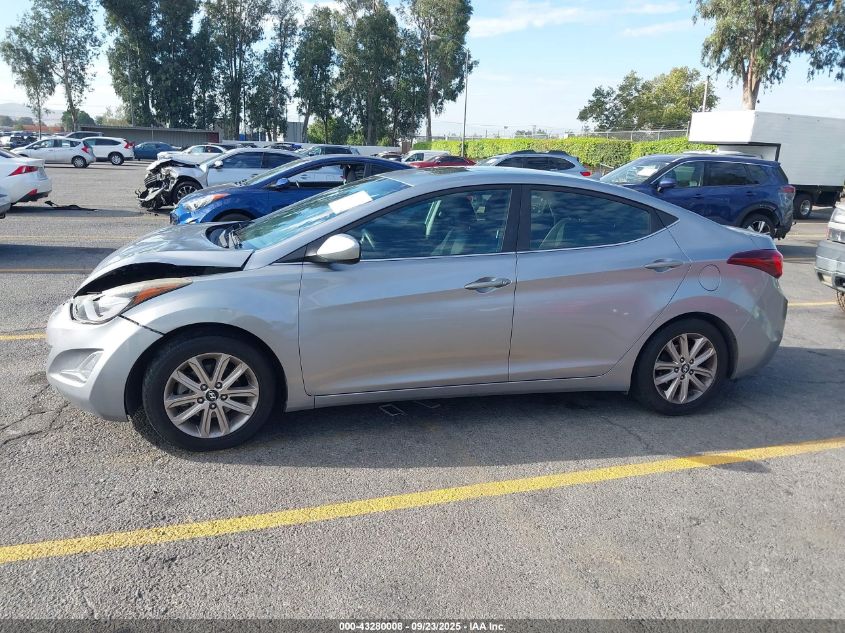 2015 Hyundai Elantra Se VIN: 5NPDH4AE7FH589684 Lot: 43280008