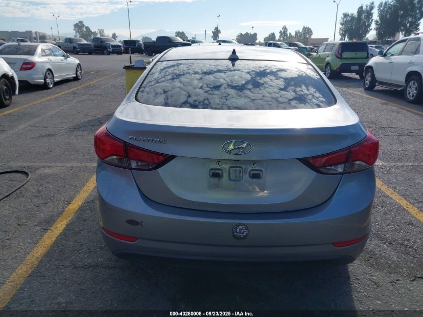 2015 Hyundai Elantra Se VIN: 5NPDH4AE7FH589684 Lot: 43280008
