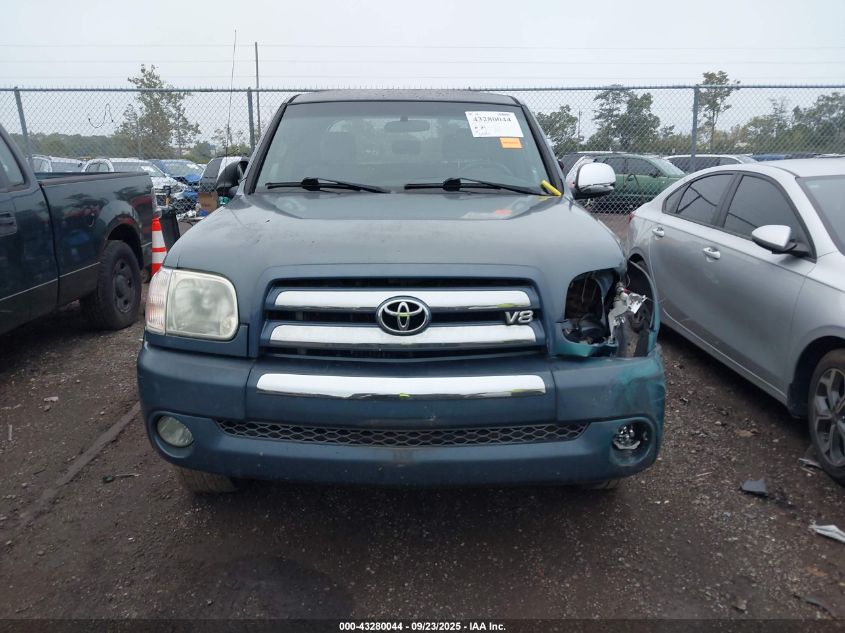 2005 Toyota Tundra Sr5 V8 VIN: 5TBDT44165S472400 Lot: 43280044