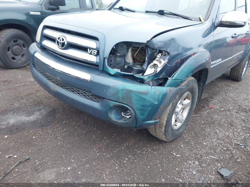 2005 Toyota Tundra Sr5 V8 VIN: 5TBDT44165S472400 Lot: 43280044