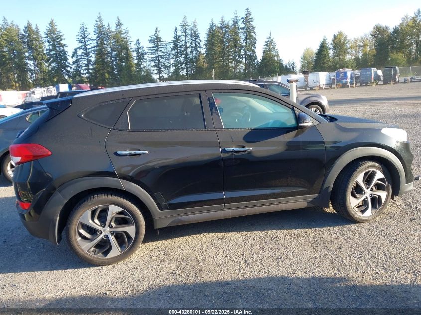 2016 Hyundai Tucson Limited VIN: KM8J3CA27GU040734 Lot: 43280101