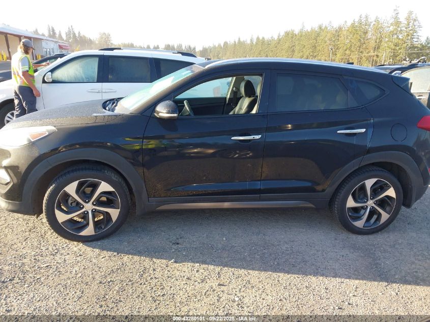 2016 Hyundai Tucson Limited VIN: KM8J3CA27GU040734 Lot: 43280101