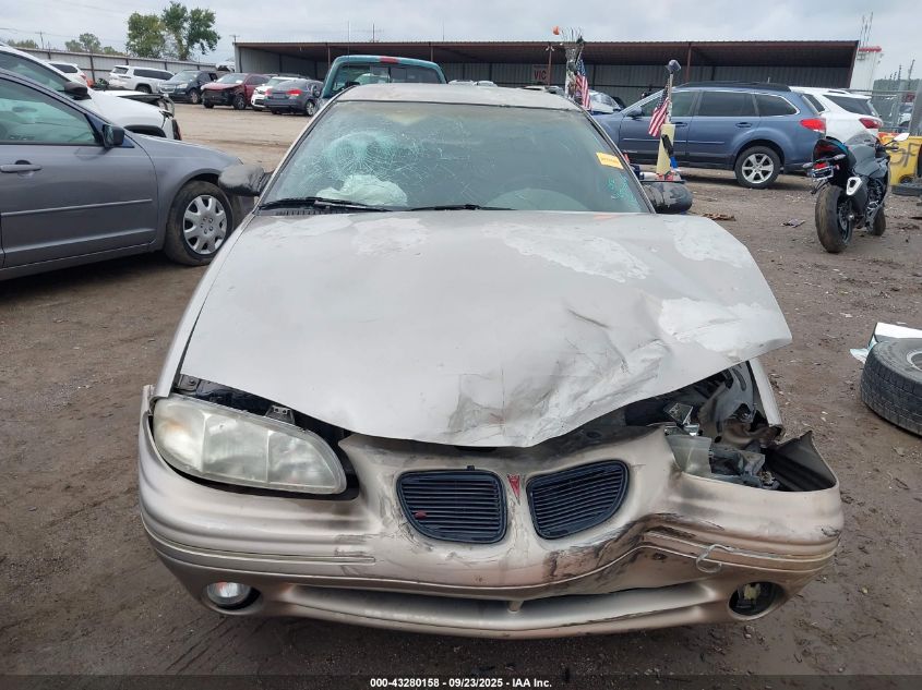 1997 Pontiac Grand Am Se VIN: 1G2NE52M2VC821860 Lot: 43280158