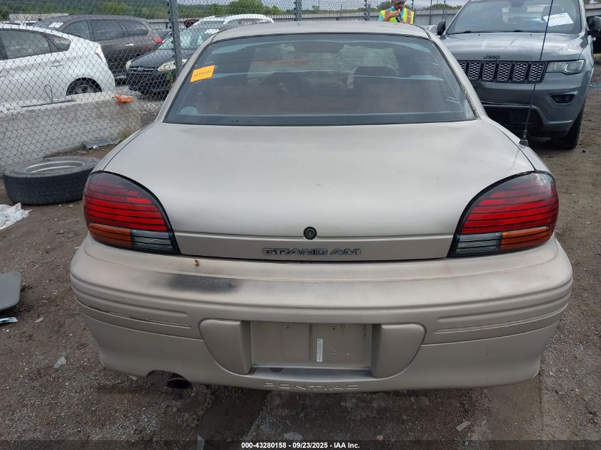 1997 Pontiac Grand Am Se VIN: 1G2NE52M2VC821860 Lot: 43280158